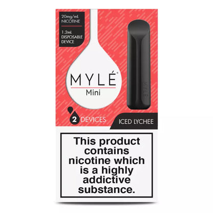 Myle Mini 320 Puffs Disposable Vape - 2 Pack