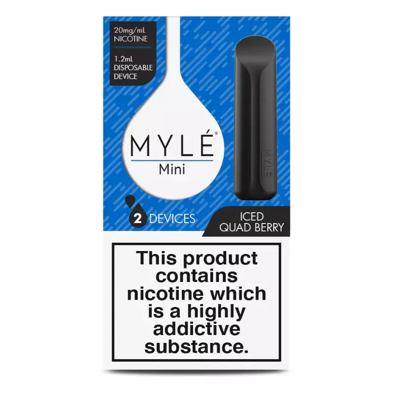 Myle Mini 320 Puffs Disposable Vape - 2 Pack