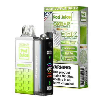 Oxbar Magic Maze 2.0 30000 Puffs Disposable Vape