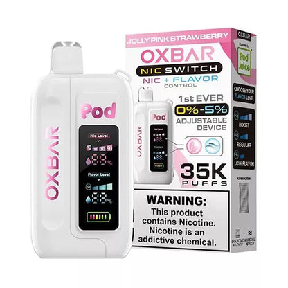 Oxbar Pod x Nic Switch 35000 Puffs Disposable Vape Adjustable Nicotine
